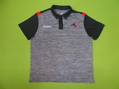 POLO Shirt LONDON BRONCOS (XL) BSK PRO PERFECT !!! Jersey Rugby Grey • £17.99