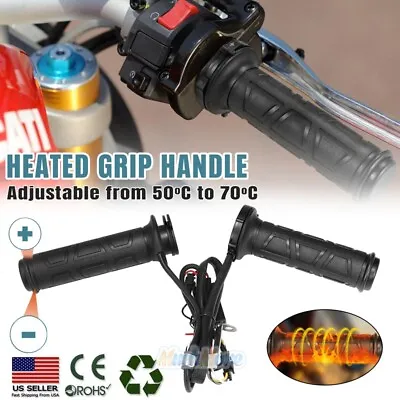 Universal 7/8  Grip Electric Hand Heated Grips Handlebar Warmer Motorcycle ATV • $21.75