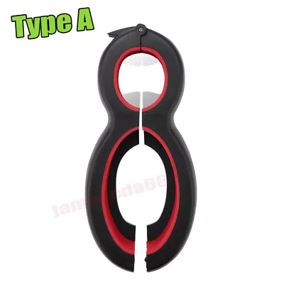 £3.37 • Buy 6 In 1 Multi Opener Stainless Steel Manual Jar Opener Non Slip Open Sesame UK