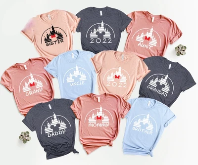 $9.45 • Buy Disney Family Shirts Disneyworld Vacation Shirts For Family Disney Trip Group
