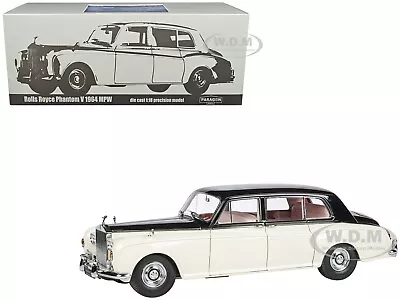 1965 Rolls Royce Phantom V Ivory & Black 1/18 Diecast Model Car Paragon Pa-98219 • $169.99