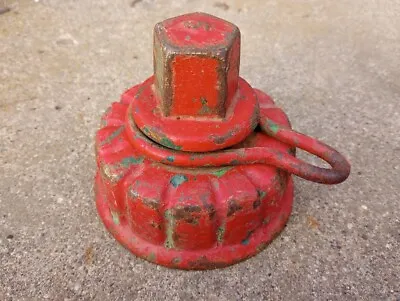 $24.50 • Buy Old Cast Metal Fire Hydrant Cover #2 – 3 Inch Dia Threaded Area