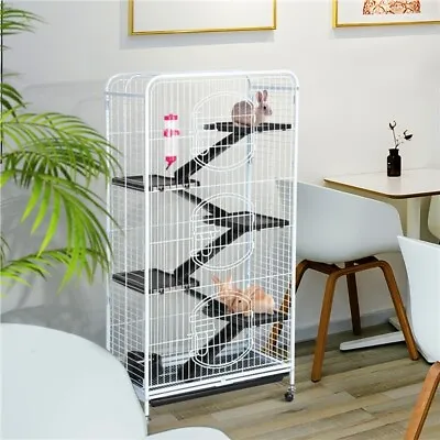 131cm Pet Rodent Cage For Rat Ferret Chinchilla Rabbit Small Animals Hutch  • £74.99