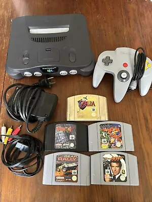 Nintendo 64 Console And Games • $450