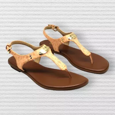 MICHAEL Michael Kors Women's Mk Plate Flat Thong Sandals • $59