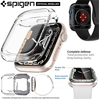 $19.99 • Buy For Apple Watch Series 9 8 7 6 SE 5 40 41 44 45mm Case SPIGEN Ultra Hybrid Cover