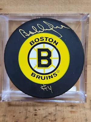 BOBBY ORR Signed In Person Hockey Puck #4 Boston Bruins Authentic Autograph Bx4 • $196.71