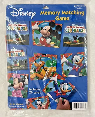 Disney Memory Matching Game - Mickey Mouse Clubhouse - Hallmark Party Express • $15.99