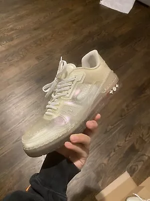 Louis Vuitton Trainer LV Virgil Abloh 2020 Monogram Clear Transparent Sneakers • $410