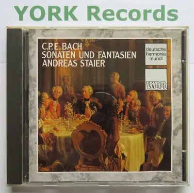 C.P.E. BACH - Sonaten & Fantasien ANDREAS STAIER - Excellent Condition CD DHM • £4.99