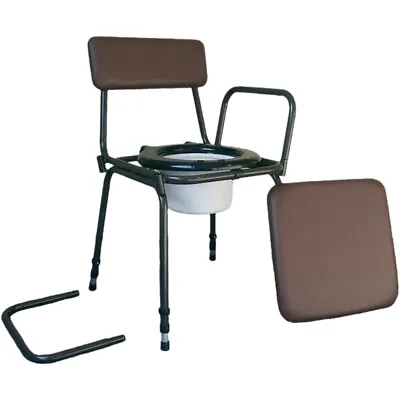 Aidapt Surrey Height Adjustable Commode Chair With Detachable Arms - VR162 • £64.95