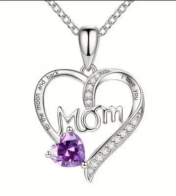 To The Moon And Back I Love You Mom 18 Inch Necklace • $14.99