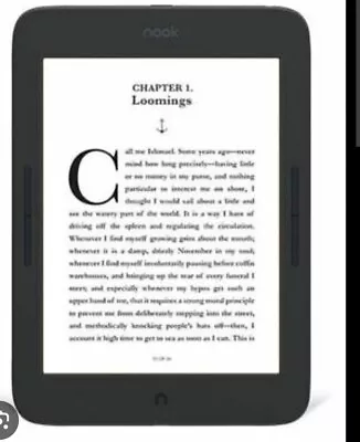 Barnes & Noble Nook GlowLight Plus 7.8  8GB Wi-Fi EReader - Black • £25