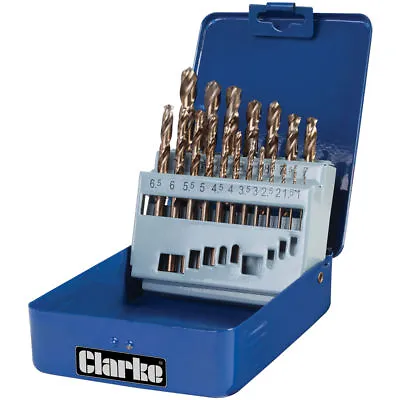 Clarke CHT383 - COBOLT DRILL BITS 19pc Set • £36.98