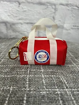 Levi Strauss And Co.Olympic 1984 Red Mini Duffle Bag Dolls 3.5 W X 2 H X 2.25 D • $23.99