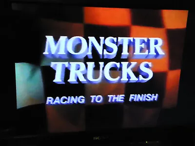 1990 MTRA Presents: Monster Trucks Racing To The Finish- Rare VHS Bigfoot & More • $25.52