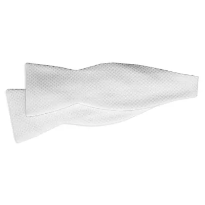 NEW Men's White Cotton Pique Tuxedo Tux Self Tie Bow ALL COTTON Very Nice! • $24.95