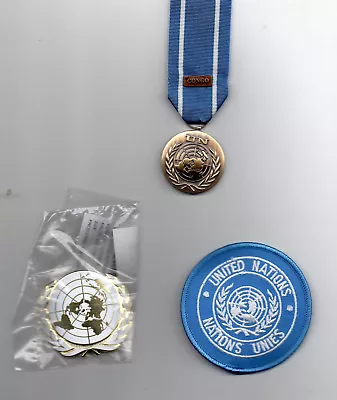 £35.95 • Buy Un Medal With Congo Bar, Un Beret  &  Sleeve Badge: Siege Of Jadotville:1961