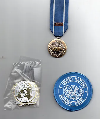Un Medal With Congo Bar Un Beret  &  Sleeve Badge: Siege Of Jadotville:1961 • £35.95