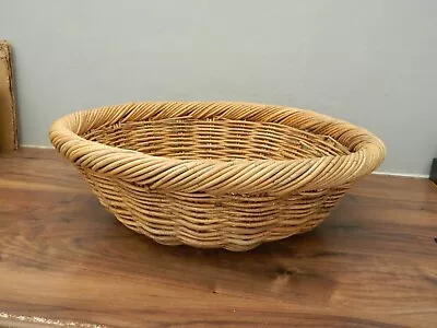 Large Round Wicker  Basket • £5