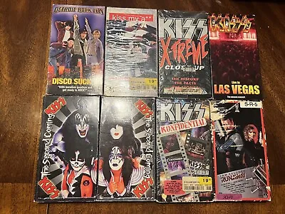 KISS Konfidential - X-Treme Close Up - Live Las Vegas 8 VHS TAPE LOT • $27.04