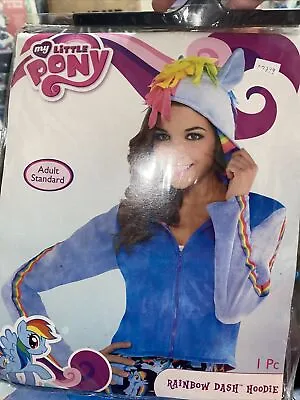 My Little Pony Jacket Rainbow Dash Zipper Jacket Hoodie Costume Cosplay One Size • $16.03