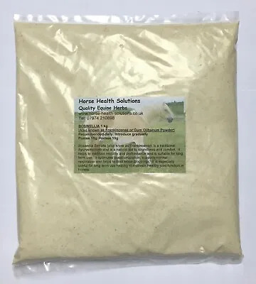£54 • Buy 5kg Boswellia Serrata Powder(Frankinsence) Pain Relief, Equine Herb For Horses