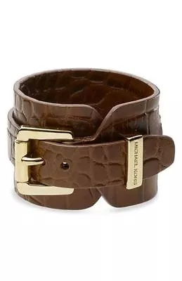 Michael Kors Double Wrap Cuff Bracelet~Genuine Leather~NWOT • $85.99