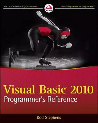 Visual Basic 2010 Programmer's Reference Stephens Rod 9780470499832 • $22.51