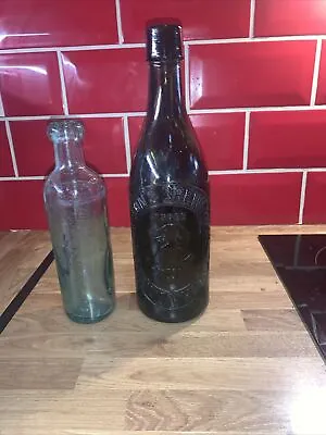 Irish—Hamilton  Long & Co-Dublin Wilson’s Brewery Newton Heath Antique Bottles • £8