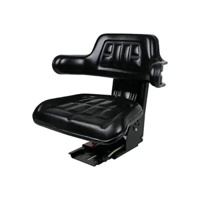 New Black Tractor Suspension Seat Fits Massey Ferguson 135 150 165 175 180 185 • $185.99