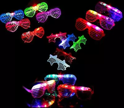 £2.99 • Buy Light Up, Led Glasses, Glowing,party And Club Glasses Oval Shape Uk Seller