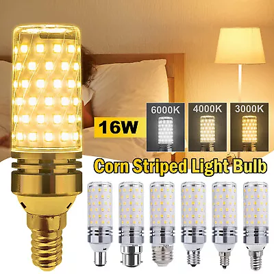 E14/27/12/17 B15/22 LED Corn Bulb Replacement Globe Lamp Spot Light Salt Lamps • $15.99