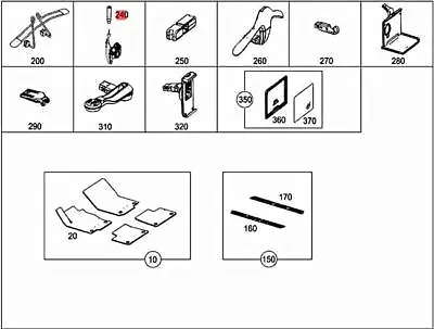 Genuine MERCEDES A205 C190 C205 C238 C253 Button F Door Lock System 0007660800 • $58.46