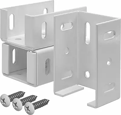 Heavy Duty Aluminum Fence Bracket For Vinyl Fencing Panel To Post Connection Me • $24.99