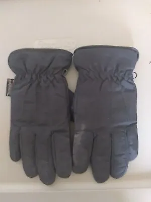 Thinsulate Wool Insulated Genuine Leather Mens Winter Gloves BLACK EXTRA LARGE  • $15