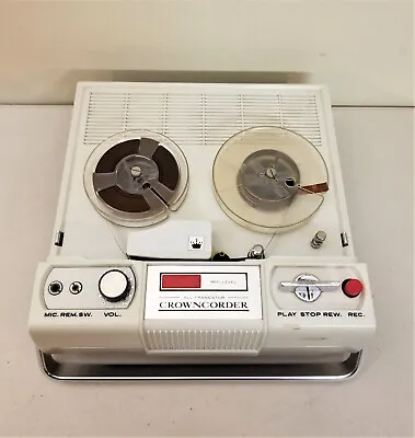 $18.99 • Buy Vintage Crowncorder CTR-3000 - All Transistor Reel To Reel Tape Recorder READ