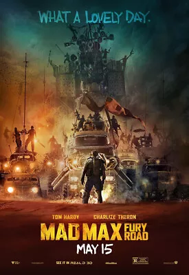 UNFRAMED Mad Max Fury Road Movie Poster Prints Canvas Print Decor • $22.99