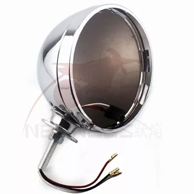 7'' Motorcycle Headlight Round Housing Shell Headlamp Light Bucket For Harley • $55.99