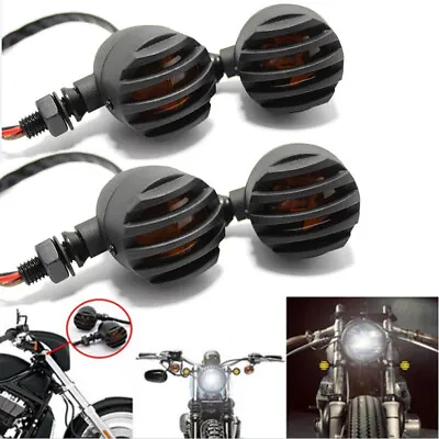 4Pcs Motorcycle Turn Signals Lights For Harley Davidson Sportster XL1200 XL883N • $28.07