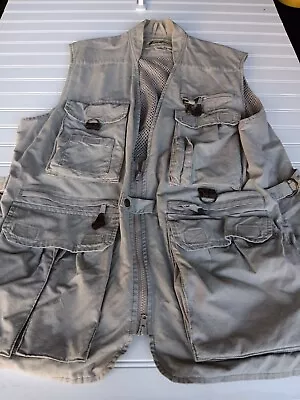 Eddie Bauer Fishing Tactical Utility Cargo Camping Hunting Safari Vest Mens Med • $30