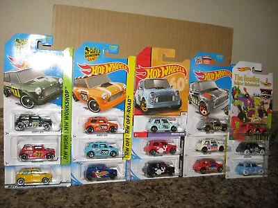 Hot Wheels Lot Of 15 Morris Mini Cooper Rally Variation 1960 British Motor Zamac • $79.99