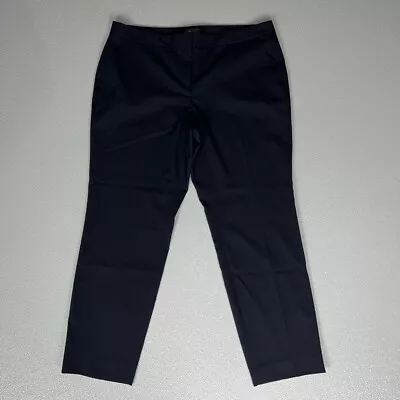 Vince Camuto Navy Blue Mid Rise Straight Leg Dress Pants 12 • $20