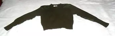 DSCP Military Valor Collection Green Wool Sweater With Arm & Shoulder Pads Sz 42 • $7.98