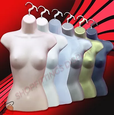 Female Hanging Mannequin Half Body Form  Bust Shop Display 3Qtr • £12.85