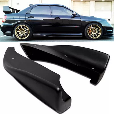 For 05-07 WRX STI CS Style Bottom Line Side Aprons Cap Spoiler Rear Bumper Lip  • $64.99