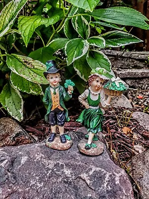 $64.95 • Buy St. Patrick's Boy&girl☆ Ragon House & Bethany Lowe Inspired☆collectable☆figurine
