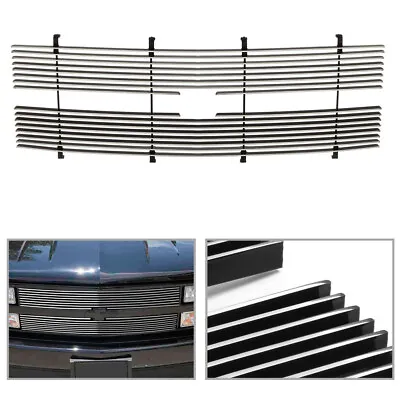 Fits 88-93 Chevy C/K Pickup/Suburban/Blazer Polished Billet Grille Grill Combo • $86.86