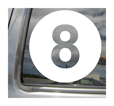 8 Ball - Eight Billiards Pool Car Auto Window Vinyl Decal Sticker 04046 • $4.99