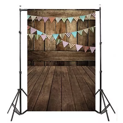 Vinyl Wood Wall Floor Photography Studio Prop Background 3x5FT Photography Prop • $19.31